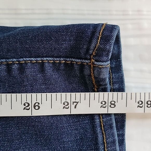 Ella Moss Blue Denim Straight Leg Jeans Womens Size 10 - Picture 13 of 13